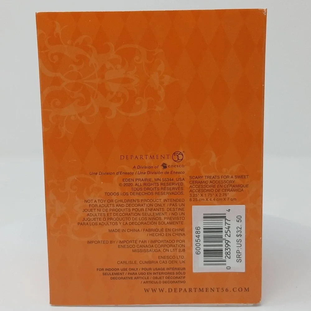 Dept 56 Scary Treats For A Sweet  Snow Village Halloween Accessory #6005486